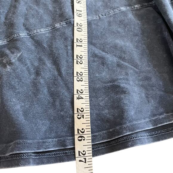 Hard Tail Forever Acid Washed Blue Assymetrical Panel Jersey Skirt size XL - Picture 4 of 6